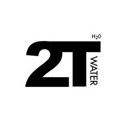 2T H20 WATER logo