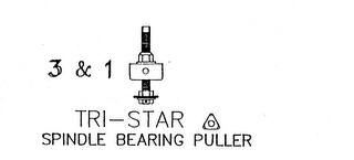 3 & 1 TRI-STAR SPINDLE BEARING PULLER logo