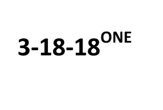 3-18-18ONE logo