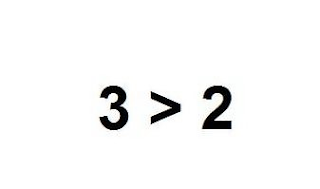 3 > 2 logo