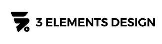 3 3 ELEMENTS DESIGN logo