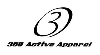 3 360 ACTIVE APPAREL logo