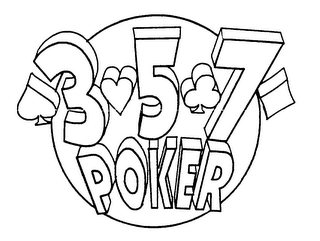 3 5 7 POKER logo