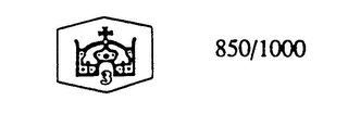 3 850/1000 logo