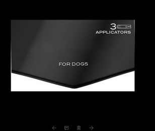 3 APPLICATORS FOR DOGS logo
