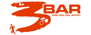3 BAR SWIM, BIKE, RUN...REPEAT! logo