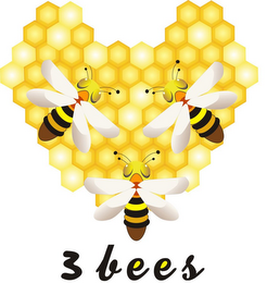 3 BEES logo