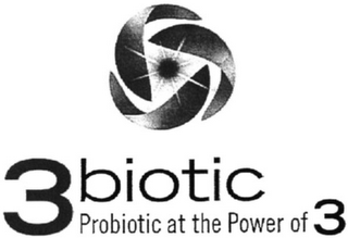 3 BIOTIC PROBIOTIC AT THE POWER OF 3 logo