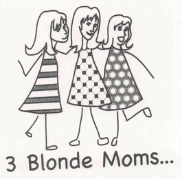 3 BLONDE MOMS ... logo