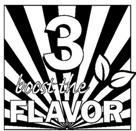 3 BOOST THE FLAVOR logo