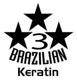 3 BRAZILIAN KERATIN logo