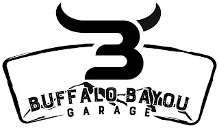 3 BUFFALO BAYOU GARAGE logo