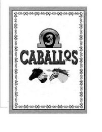 3 CABALLOS logo