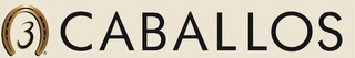 3 CABALLOS logo
