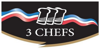 3 CHEFS logo