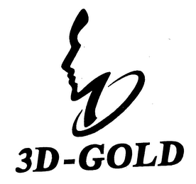3-D GOLD logo