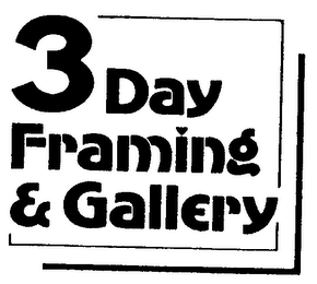 3 DAY FRAMING & GALLERY logo
