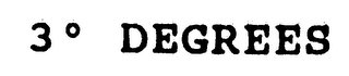 3 DEGREES logo