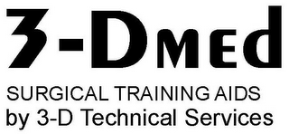 3-DMED SURGICAL TRAINING AIDS BY 3-D TECHNICAL SERVICES logo