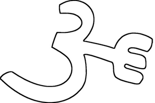 3 E logo
