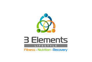 3 ELEMENTS LIFESTYLE FITNESS · NUTRITION · RECOVERY logo