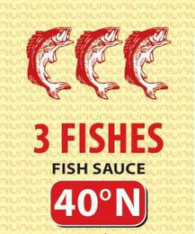 3 FISHES FISH SAUCE 40 N logo