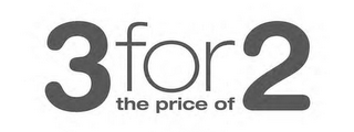 3 FOR THE PRICE OF 2 logo