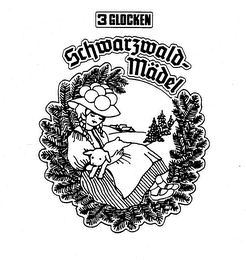 3 GLOCKEN SCHWARZWALD-MADEL logo