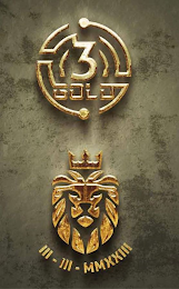 3 GOLD III-III-MMXXIII logo