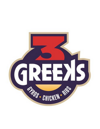 3 GREEKS GYRO-CHICKEN-RIBS logo