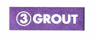 3 GROUT logo
