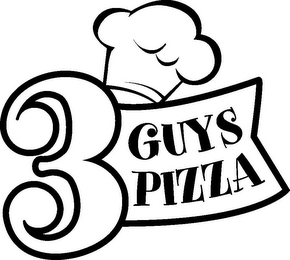 3 GUYS PIZZA logo