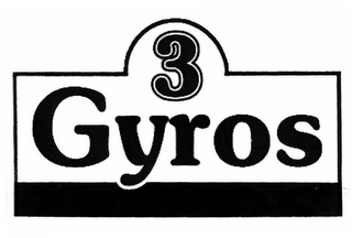 3 GYROS logo