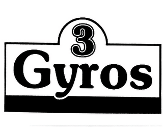 3 GYROS logo