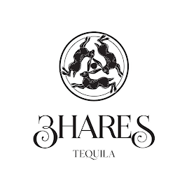 3 HARES TEQUILA logo