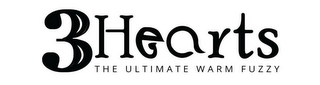 3 HEARTS THE ULTIMATE WARM FUZZY logo