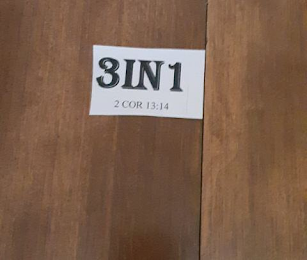 3 IN 1 2 COR 13:14 logo