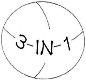 3 IN 1 logo