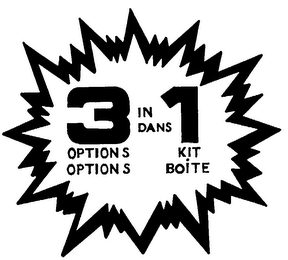 3 IN 1 DANS OPTIONS OPTIONS KIT BOITE logo