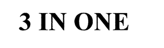 3 IN ONE logo