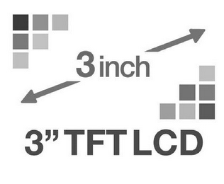 3 INCH 3" TFT LCD logo