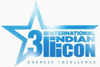 3 INTERNATIONAL INDIAN ICON EXPRESS EXCELLENCE logo