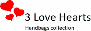 3 LOVE HEARTS HANDBAGS COLLECTION logo