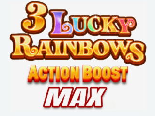 3 LUCKY RAINBOWS ACTION BOOST MAX logo