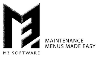 3 M3 SOFTWARE MAINTENANCE MENUS MADE EASY logo