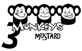 3 MONKEYS MUSTARD logo
