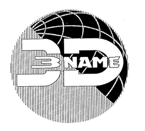 3 NAME 3 D logo