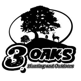 3 OAKS HUNTING AND OUTDOORS logo