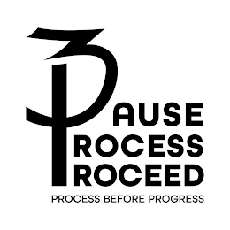 3 PAUSE PROCESS PROCEED PROCESS BEFORE PROGRESS logo