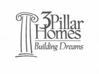 3 PILLAR HOMES BUILDING DREAMS logo
